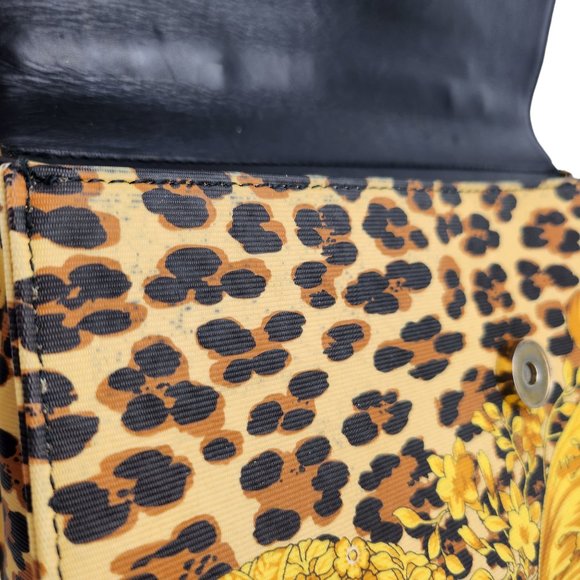 Versace Vintage Leopard Baroque Top Handle Bag - Picture 11 of 12